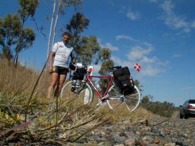 vinden er stærk Kano Anvendelig Australien rundt på cykel, 11.106 km