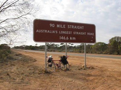 vinden er stærk Kano Anvendelig Australien rundt på cykel, 11.106 km